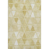 Piper Looms Mayfield Geometric AMF722 Gold Machine Washable Area Rug main image