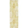 Piper Looms Mayfield Geometric AMF722 Gold Machine Washable Area Rug Runner Main Image