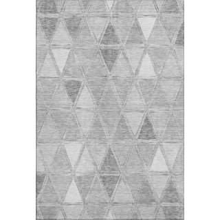 Piper Looms Mayfield Geometric AMF722 Gray Machine Washable Area Rug main image