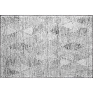 Piper Looms Mayfield Geometric AMF722 Gray Machine Washable Area Rug Scatter Main Image