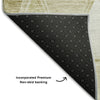 Piper Looms Mayfield Geometric AMF722 Khaki Machine Washable Area Rug Backing Image