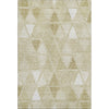 Piper Looms Mayfield Geometric AMF722 Khaki Machine Washable Area Rug main image