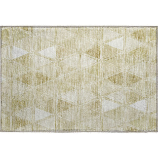 Piper Looms Mayfield Geometric AMF722 Khaki Machine Washable Area Rug Scatter Main Image