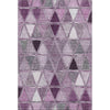 Piper Looms Mayfield Geometric AMF722 Merlot Machine Washable Area Rug main image