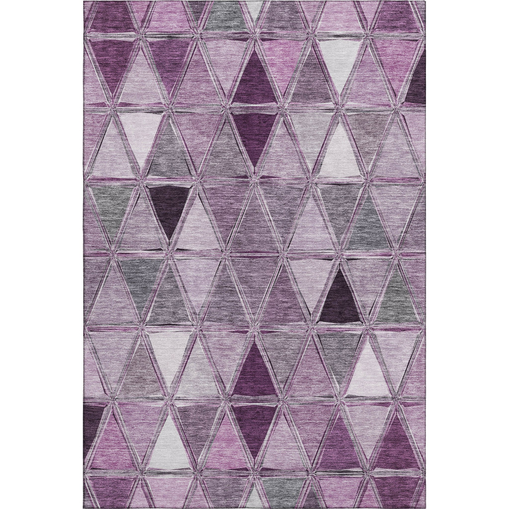 Piper Looms Mayfield Geometric AMF722 Merlot Machine Washable Area Rug main image