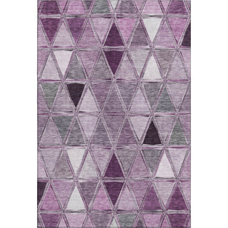Piper Looms Mayfield Geometric AMF722 Merlot Machine Washable Area Rug main image