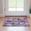 Piper Looms Mayfield Geometric AMF722 Merlot Machine Washable Area Rug Scatter Lifestyle Image Feature