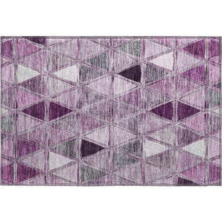 Piper Looms Mayfield Geometric AMF722 Merlot Machine Washable Area Rug Scatter Main Image