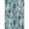 Piper Looms Mayfield Geometric AMF722 Teal Machine Washable Area Rug main image