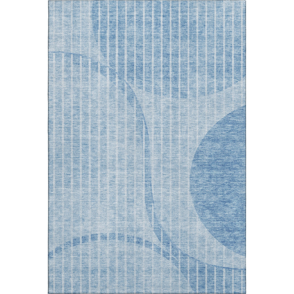 Piper Looms Mayfield Striped AMF723 Blue Machine Washable Area Rug main image