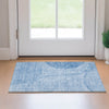 Piper Looms Mayfield Striped AMF723 Blue Machine Washable Area Rug Scatter Lifestyle Image Feature