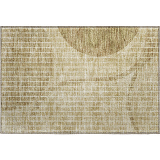 Piper Looms Mayfield Striped AMF723 Brown Machine Washable Area Rug Scatter Main Image