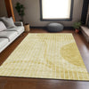 Piper Looms Mayfield Striped AMF723 Gold Machine Washable Area Rug Lifestyle Image Feature