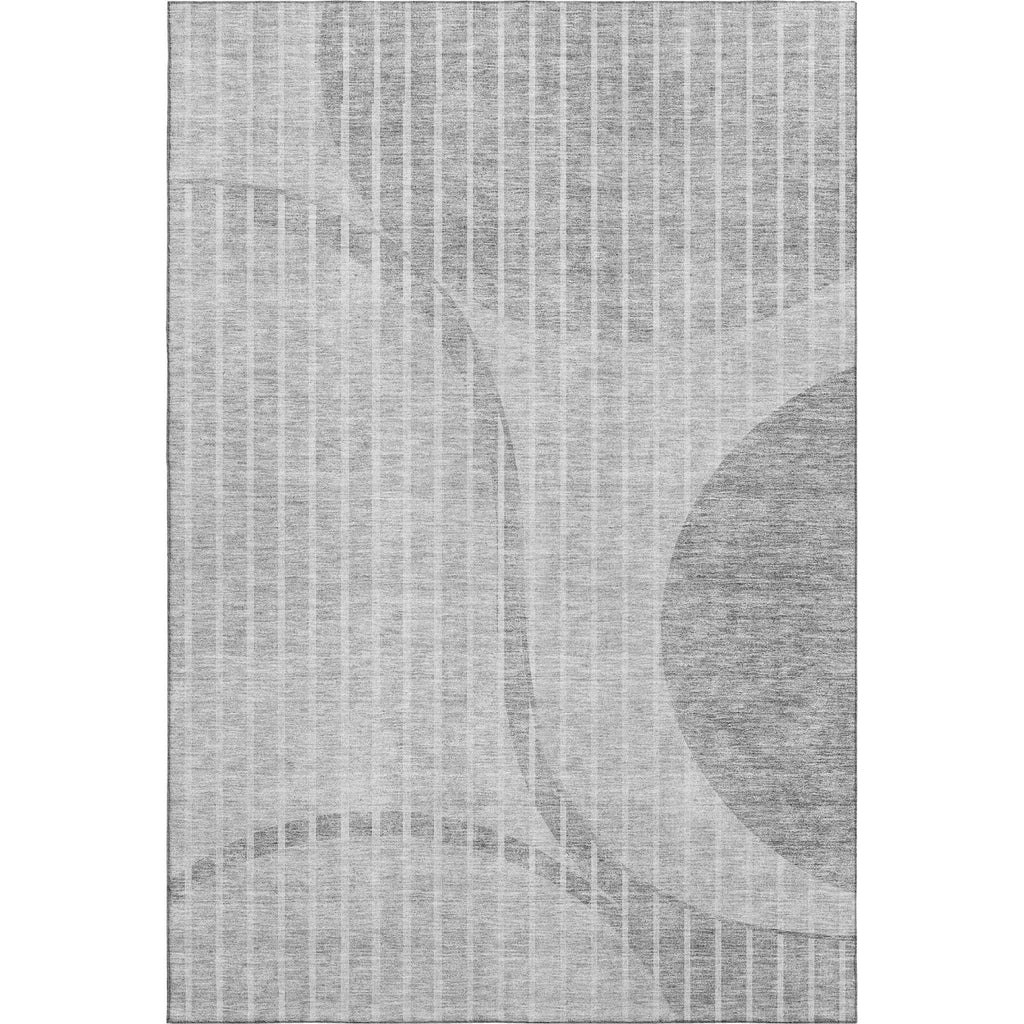 Piper Looms Mayfield Striped AMF723 Gray Machine Washable Area Rug main image