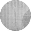 Piper Looms Mayfield Striped AMF723 Gray Machine Washable Area Rug Round Main Image