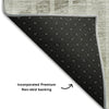 Piper Looms Mayfield Striped AMF723 Taupe Machine Washable Area Rug Backing Image