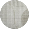 Piper Looms Mayfield Striped AMF723 Taupe Machine Washable Area Rug Round Main Image