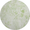 Piper Looms Mayfield Floral AMF724 Aloe Machine Washable Area Rug Round Main Image