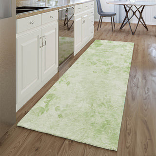 Piper Looms Mayfield Floral AMF724 Aloe Machine Washable Area Rug Runner Lifestyle Image Feature
