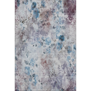 Piper Looms Mayfield Floral AMF724 Blue Machine Washable Area Rug main image