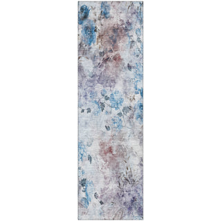 Piper Looms Mayfield Floral AMF724 Blue Machine Washable Area Rug Runner Main Image