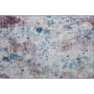 Piper Looms Mayfield Floral AMF724 Blue Machine Washable Area Rug Scatter Main Image