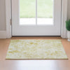 Piper Looms Mayfield Floral AMF724 Gold Machine Washable Area Rug Scatter Lifestyle Image Feature