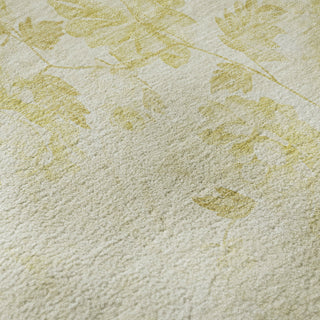 Piper Looms Mayfield Floral AMF724 Gold Machine Washable Area Rug Swatch Image