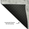 Piper Looms Mayfield Floral AMF724 Gray Machine Washable Area Rug Backing Image