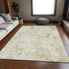 Piper Looms Mayfield Floral AMF724 Khaki Machine Washable Area Rug Lifestyle Image Feature