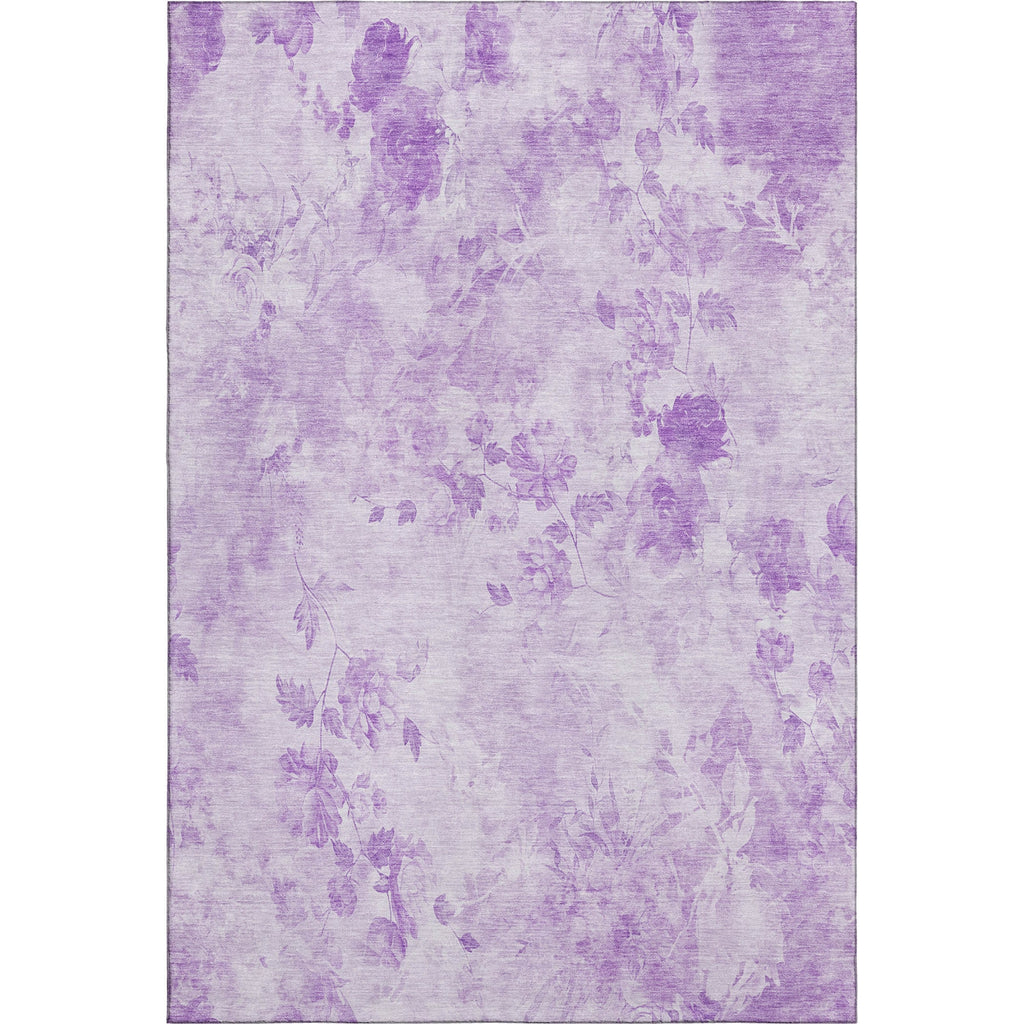 Piper Looms Mayfield Floral AMF724 Lavender Machine Washable Area Rug main image