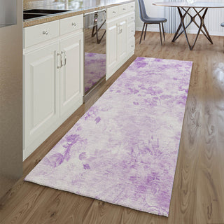 Piper Looms Mayfield Floral AMF724 Lavender Machine Washable Area Rug Runner Lifestyle Image Feature