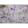 Piper Looms Mayfield Floral AMF724 Purple Machine Washable Area Rug Scatter Main Image