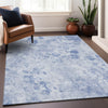 Piper Looms Mayfield Floral AMF724 Sky Machine Washable Area Rug Lifestyle Image Feature