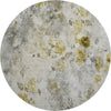 Piper Looms Mayfield Floral AMF724 Taupe Machine Washable Area Rug Round Main Image