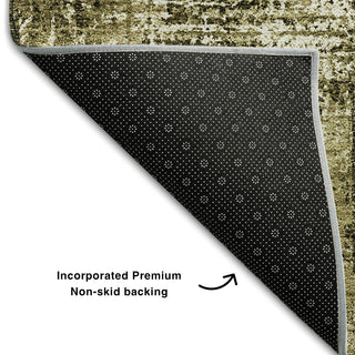 Piper Looms Mayfield Modern AMF725 Brown Machine Washable Area Rug Backing Image