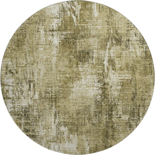 Piper Looms Mayfield Modern AMF725 Brown Machine Washable Area Rug Round Main Image
