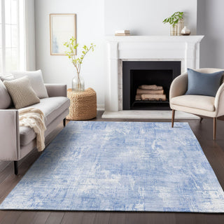 Piper Looms Mayfield Modern AMF725 Sky Machine Washable Area Rug Lifestyle Image Feature