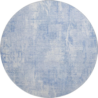Piper Looms Mayfield Modern AMF725 Sky Machine Washable Area Rug Round Main Image
