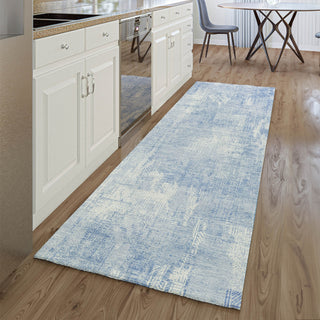 Piper Looms Mayfield Modern AMF725 Sky Machine Washable Area Rug Runner Lifestyle Image Feature