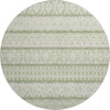 Piper Looms Mayfield Bohemian AMF726 Aloe Machine Washable Area Rug Round Main Image