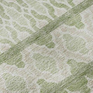Piper Looms Mayfield Bohemian AMF726 Aloe Machine Washable Area Rug Swatch Image