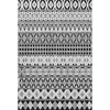 Piper Looms Mayfield Bohemian AMF726 Black Machine Washable Area Rug main image