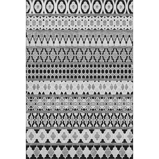 Piper Looms Mayfield Bohemian AMF726 Black Machine Washable Area Rug main image