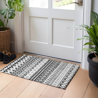 Piper Looms Mayfield Bohemian AMF726 Black Machine Washable Area Rug Scatter Lifestyle Image Feature