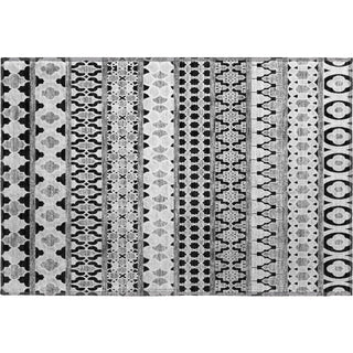 Piper Looms Mayfield Bohemian AMF726 Black Machine Washable Area Rug Scatter Main Image