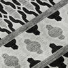 Piper Looms Mayfield Bohemian AMF726 Black Machine Washable Area Rug Swatch Image