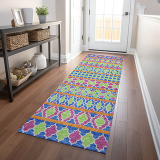 Piper Looms Mayfield Bohemian AMF726 Blush Machine Washable Area Rug Runner Lifestyle Image Feature