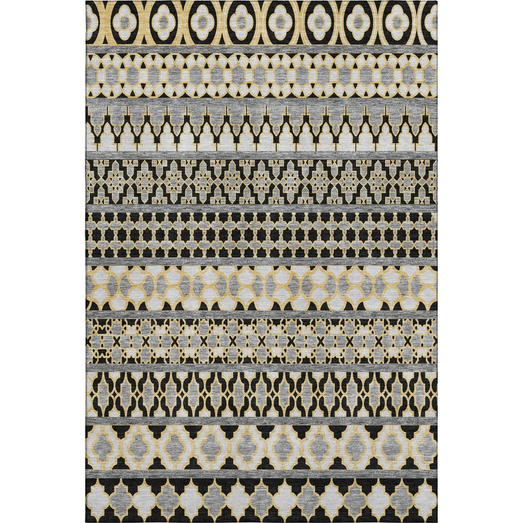 Piper Looms Mayfield Bohemian AMF726 Charcoal Machine Washable Area Rug main image