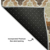Piper Looms Mayfield Bohemian AMF726 Chocolate Machine Washable Area Rug Backing Image